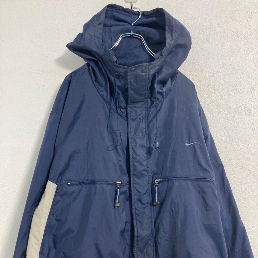NIKE ナイロンジャケット XL〜 ネイビー グレー ナイキ パーカー 