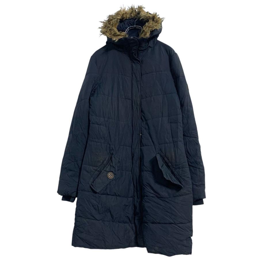 DIESEL ダウン中綿ジャケット XS ネイビー ディーゼル ジップアップ  