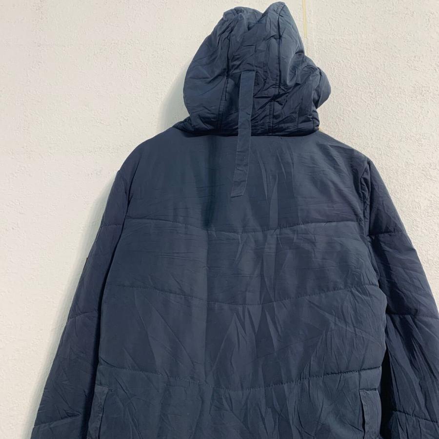 DIESEL ダウン中綿ジャケット XS ネイビー ディーゼル ジップアップ 