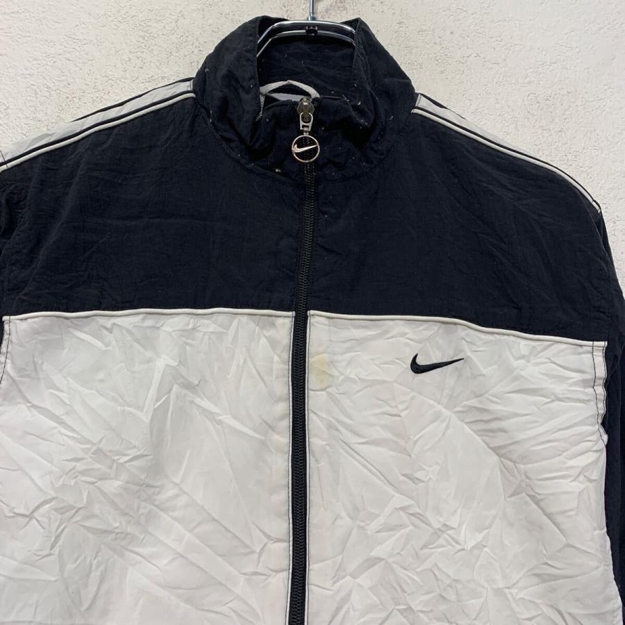 NIKE ロゴジャージ M ブラック ホワイト ナイキ ジップアップ ワン 