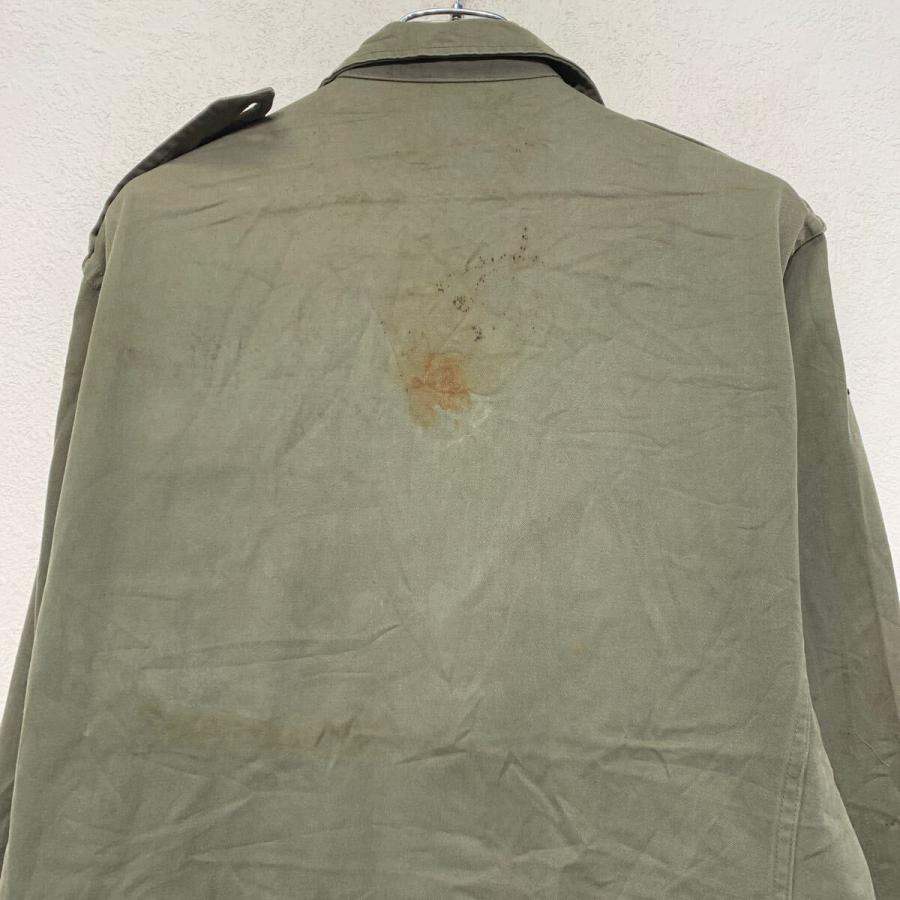 F2 ミリタリージャケット M 程 オリーブ フランス軍 ユーロ エポレット
