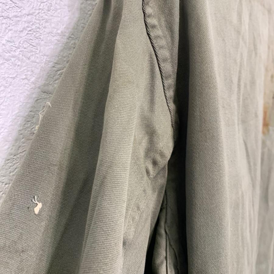 F2 ミリタリージャケット M 程 オリーブ フランス軍 ユーロ エポレット