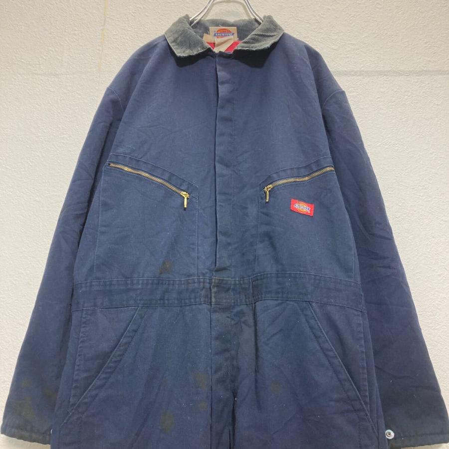 Dickies 中綿 長袖つなぎ W40 ネイビー ディッキーズ メキシコ製