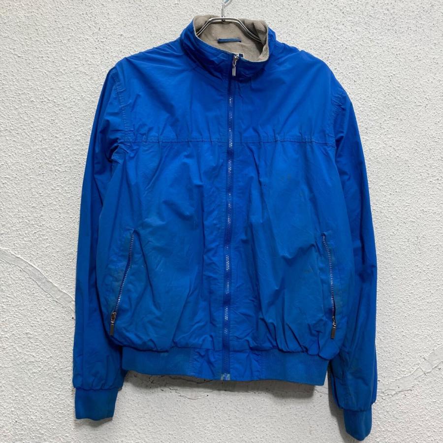 CLIQUE ナイロンジャケット M ブルー ブルゾン フルジップ バッグ