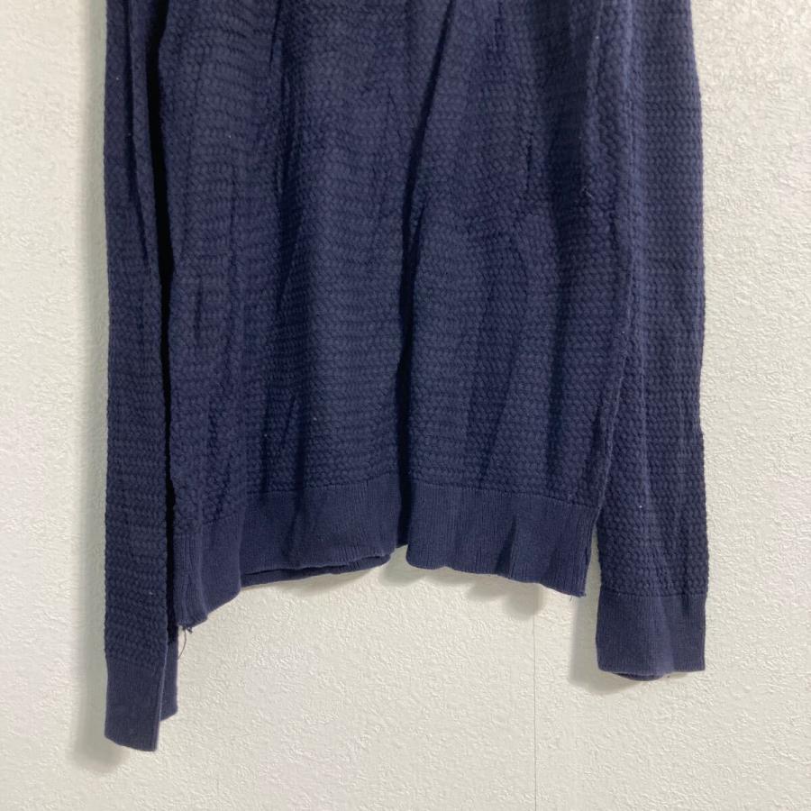 H&M ニット セーター XL ネイビー エイチアンドエム ショールカラー
