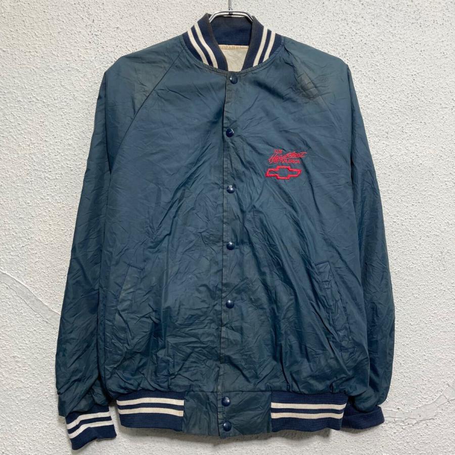 ナイロン スタジアムジャケット L~ ネイビー シボレー ブルゾン