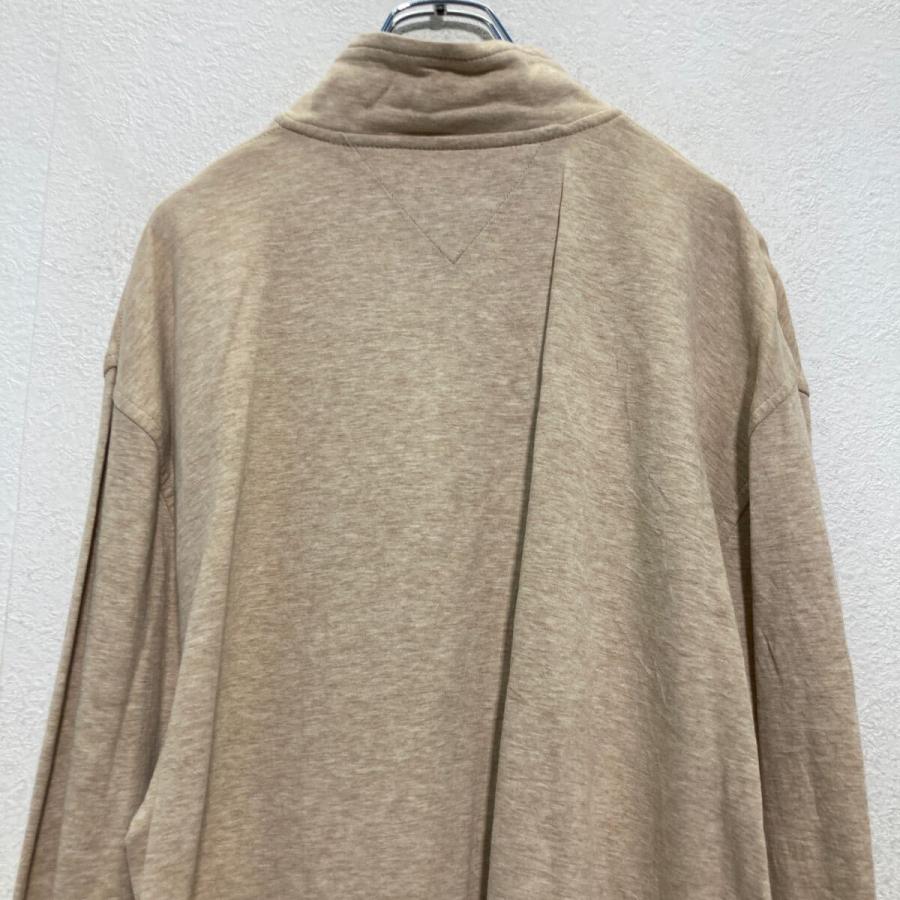 TOMMY HILFIGER ハーフジップ ロゴスウェット トレーナー XL ライト 