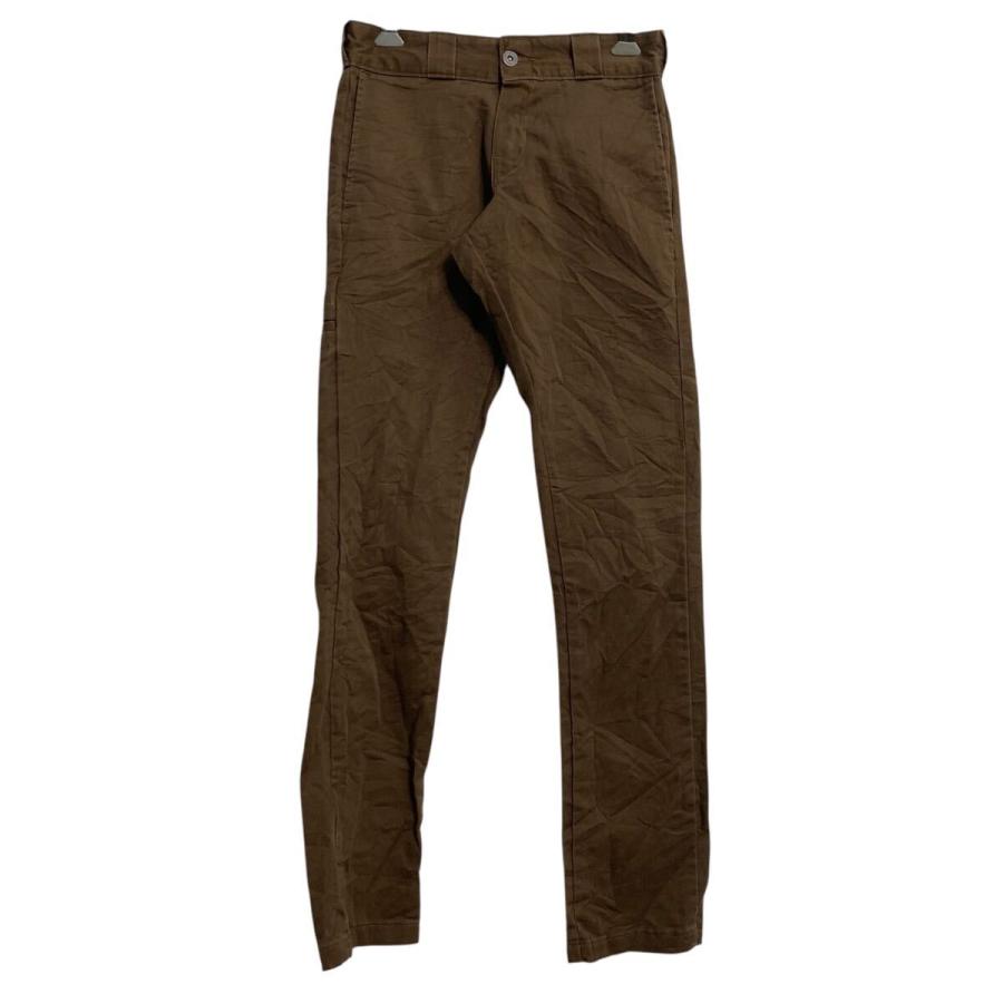 Dickies ワークパンツ W26 ディッキーズ ブラウン 細身 スキニー