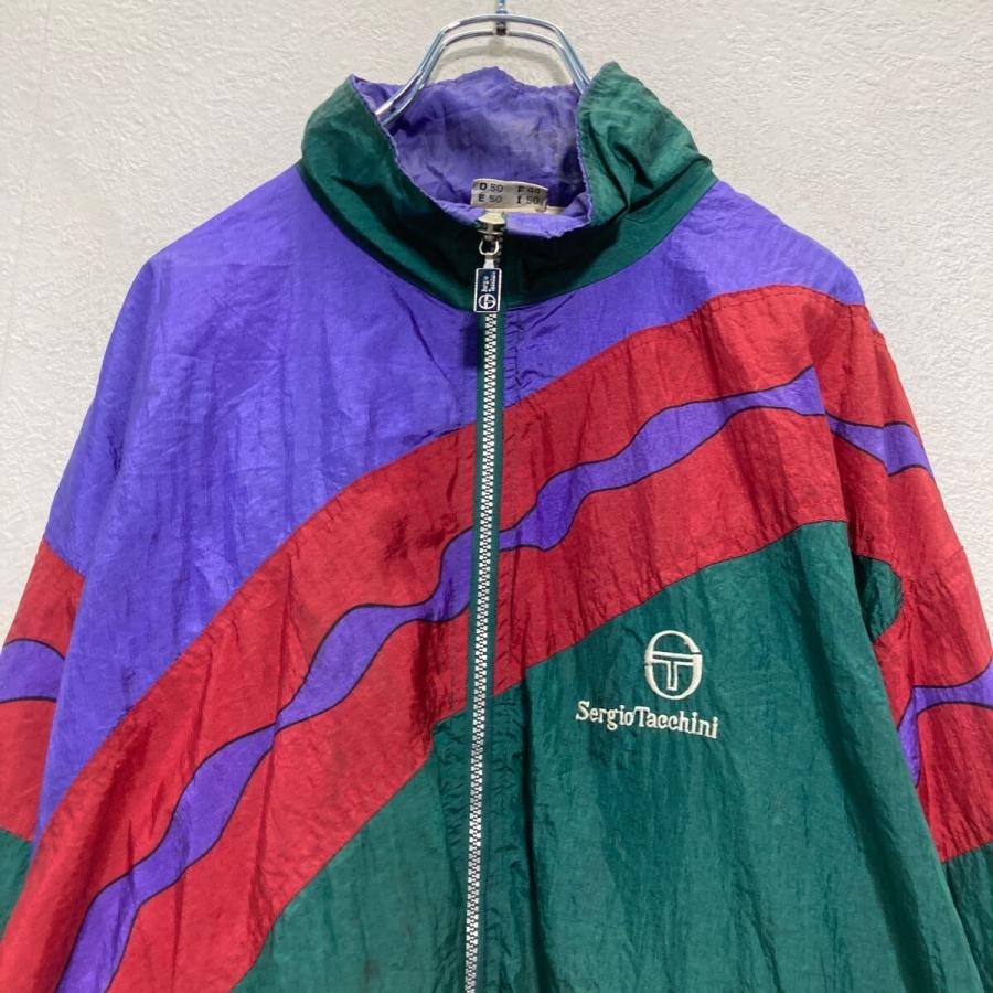 SergioTacchini ジップアップ ナイロンジャケット L〜 グリーン