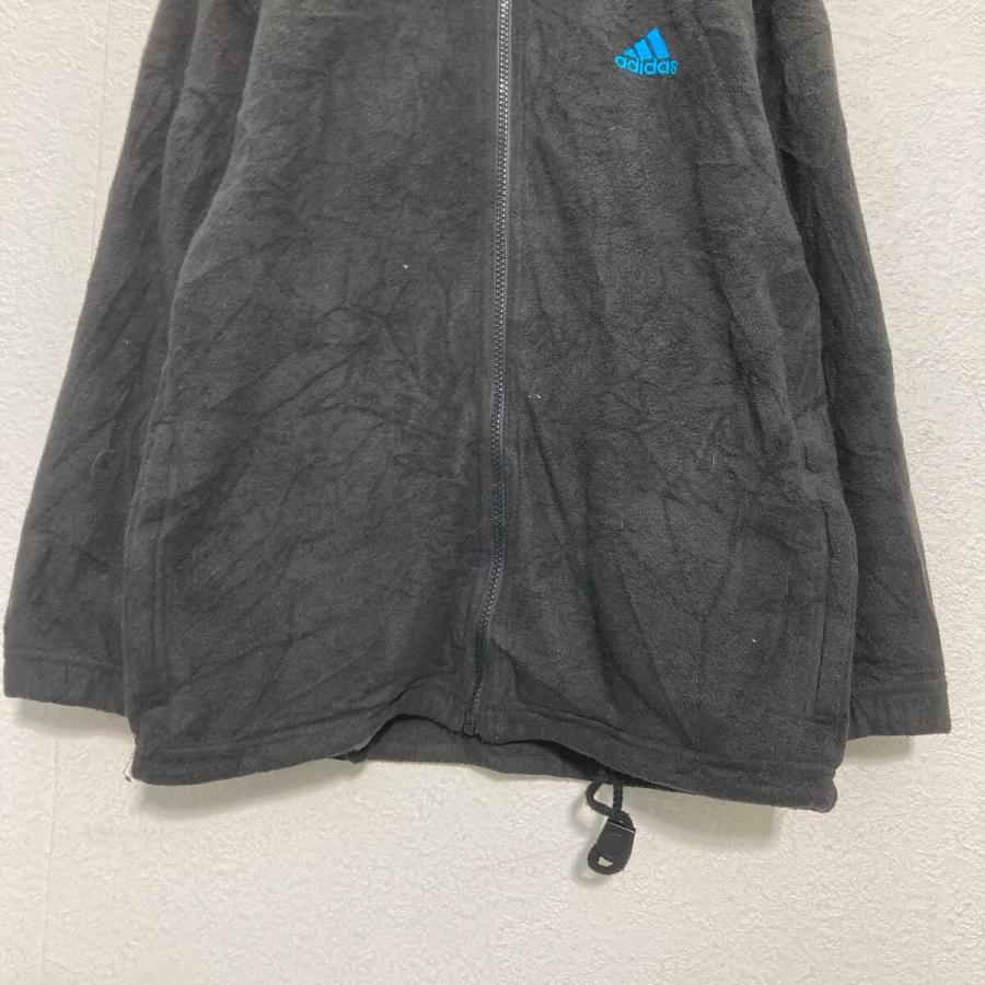 adidas ジップアップ フリースジャケット S ブラック アディダス