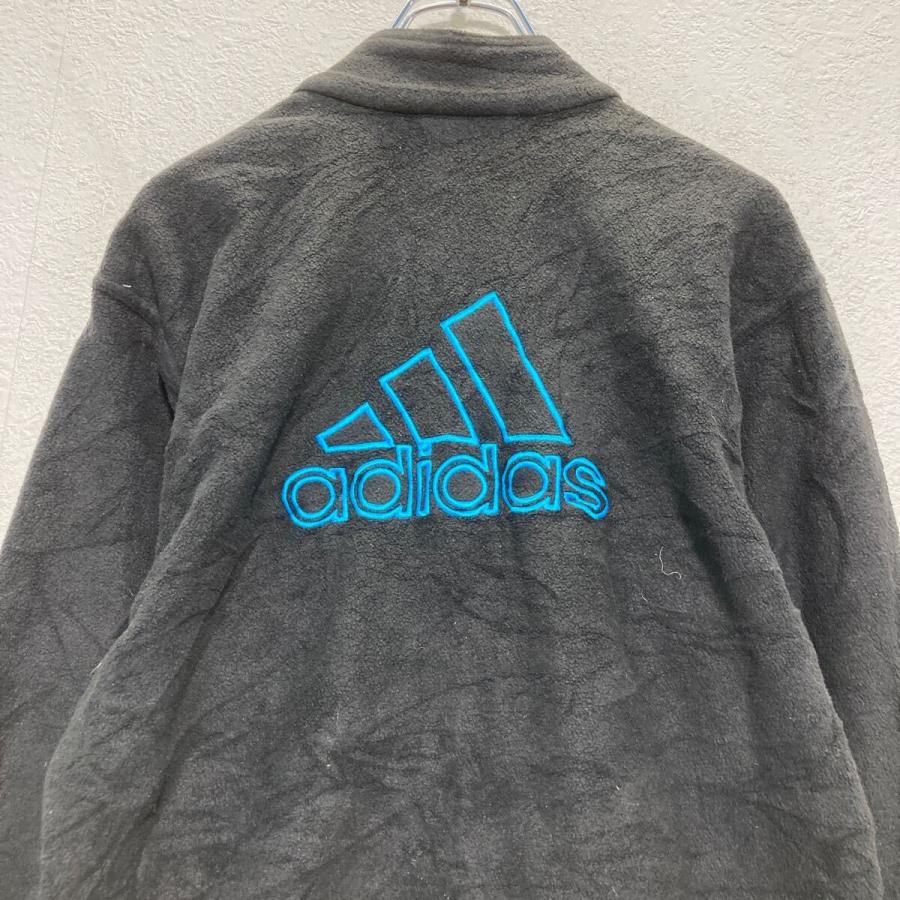 adidas ジップアップ フリースジャケット S ブラック アディダス