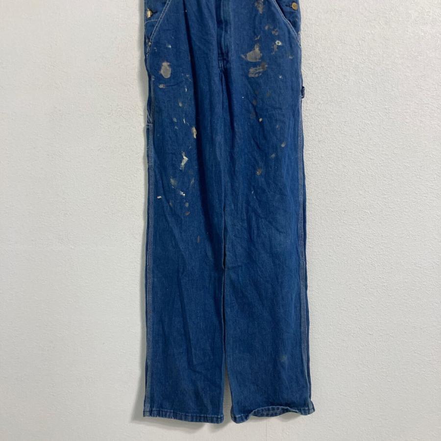 KEY デニム オーバーオール W34 ブルー キー メキシコ製 サロペット