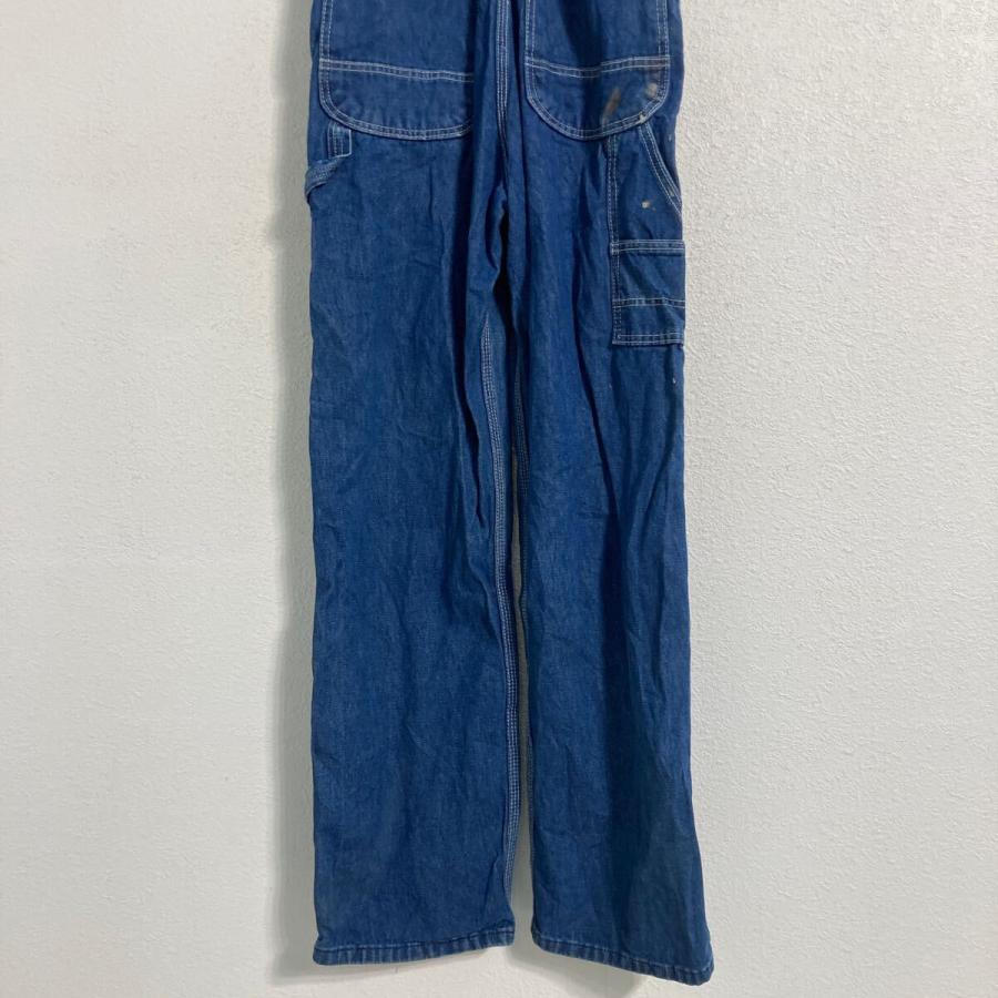 KEY デニム オーバーオール W34 ブルー キー メキシコ製 サロペット