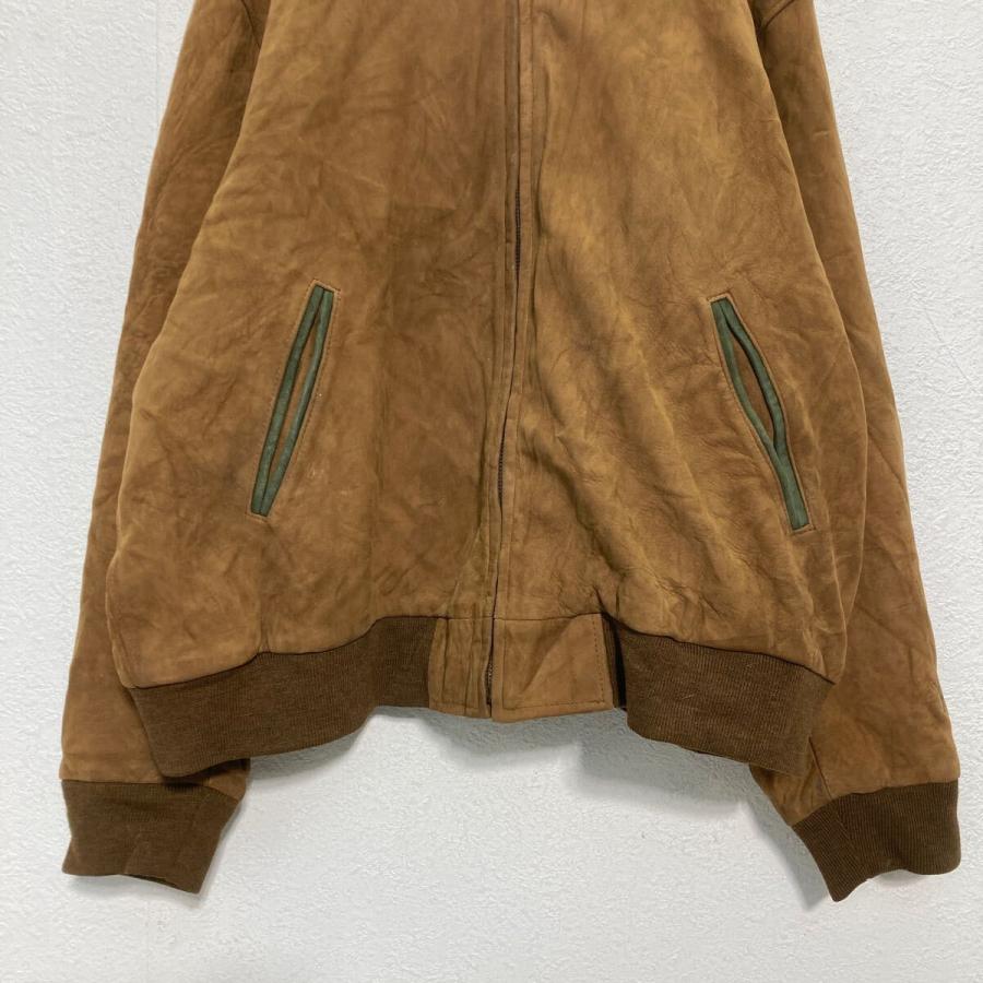 L.L.Bean ヌバックレザー ブルゾン XL ブラウン エルエルビーン 80's