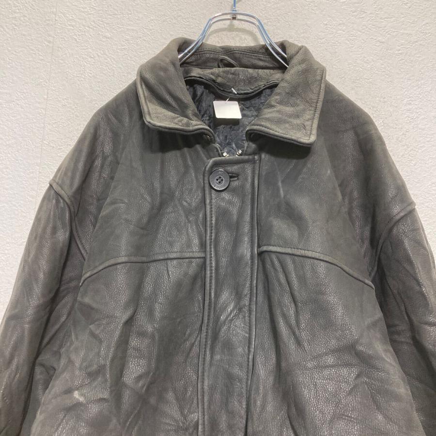 HUGO BOSS レザージャケット 2XL〜 ブラック ヒューゴボス ビッグ 