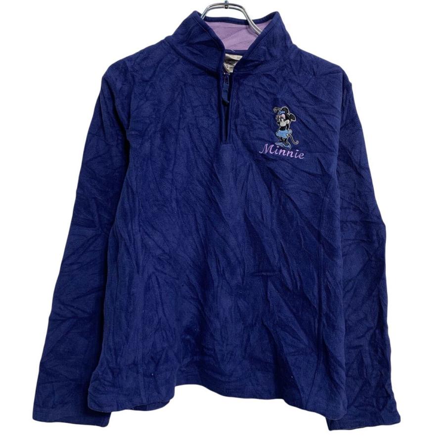 Disney フリースジャケット レディース M ネイビー ディズニー ハーフ