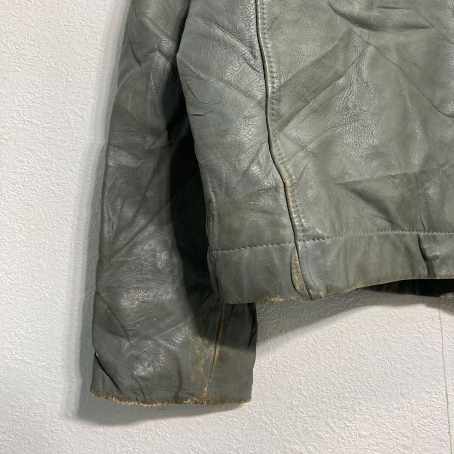 フランス軍 ミリタリージャケット L~ グレー 民間 フライトジャケット