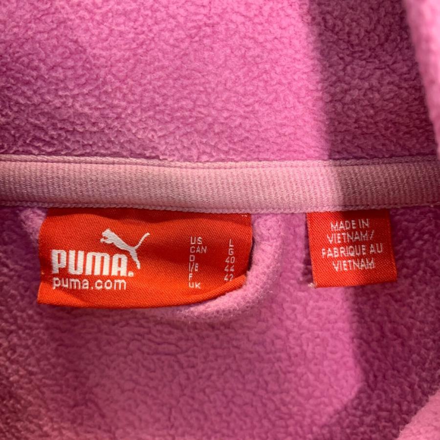 PUMA フリースジャケット レディース L ピンク プーマ ジップアップ