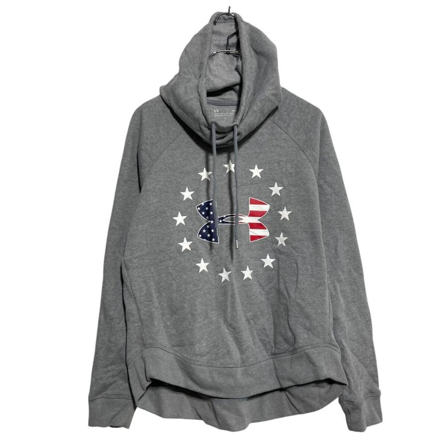 UNDER ARMOUR ロゴスウェット パーカー S アンダーアーマー グレー