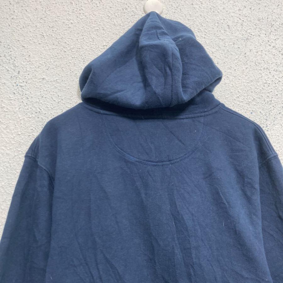 JANSPORTS プリントスウェット パーカー S ネイビー イエロー ジャン