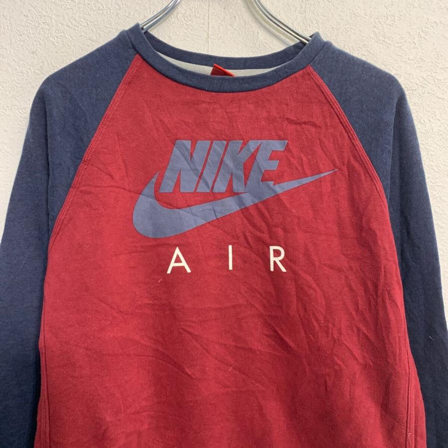 NIKE ロゴスウェット トレーナー L キッズ 150〜 エンジ ネイビー
