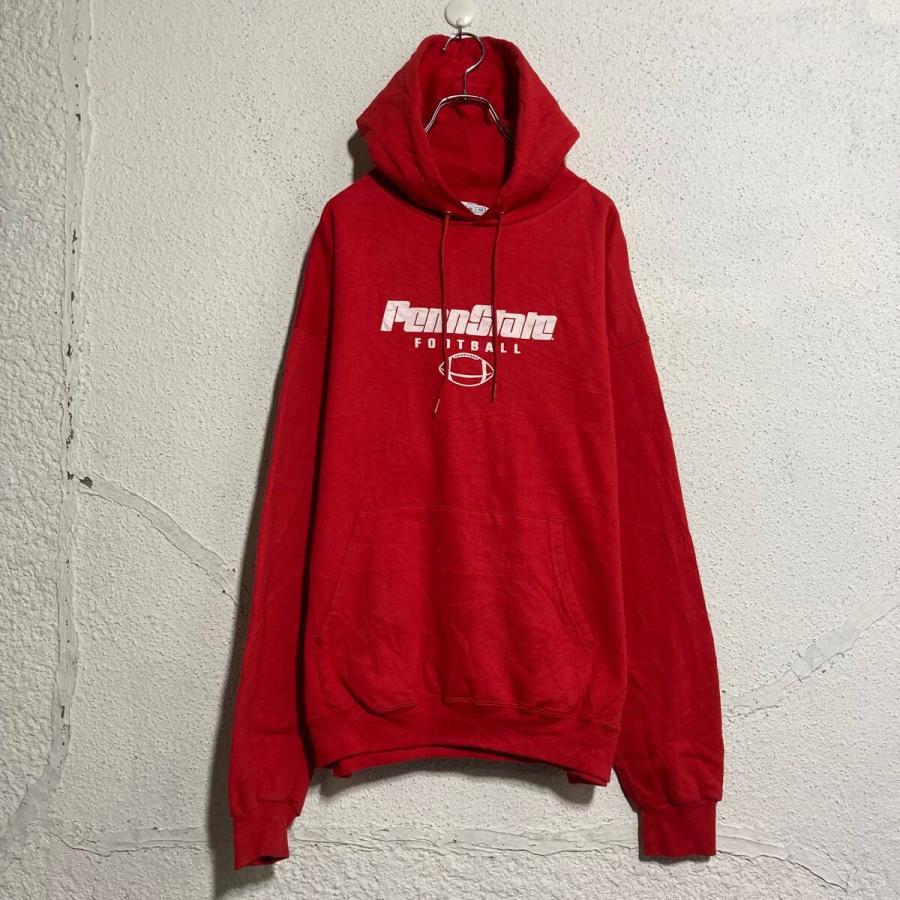 champion プリントスウェット パーカー チャンピオン XL レッド ビッグ