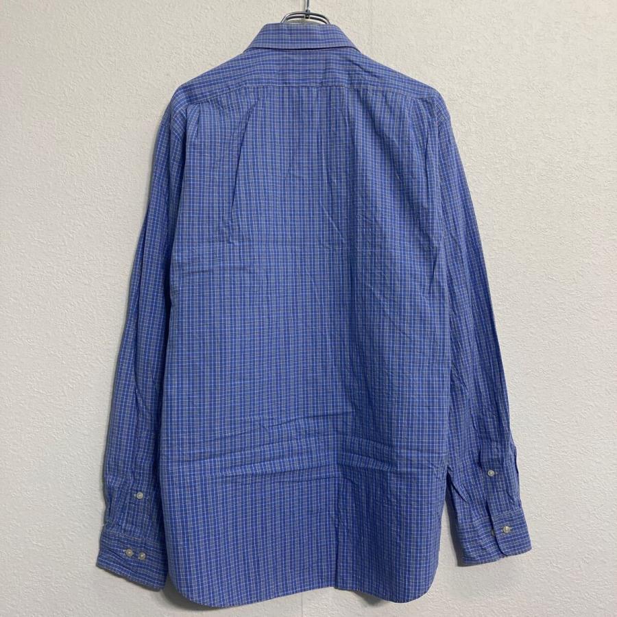 トップス POLO RALPH LAUREN POLO RALPH LAUREN 長袖 チェックシャツ L ブルー ポロラルフローレン