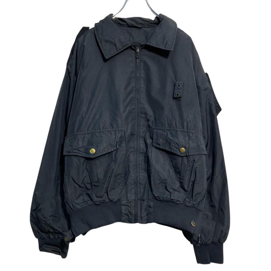 SPIEWAK ナイロンジャケット M ブラック フルジップ マルチポケット