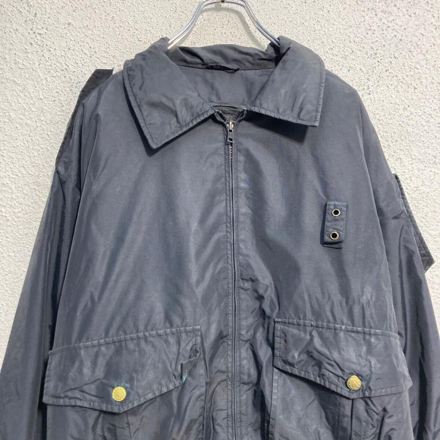 SPIEWAK ナイロンジャケット M ブラック フルジップ マルチポケット