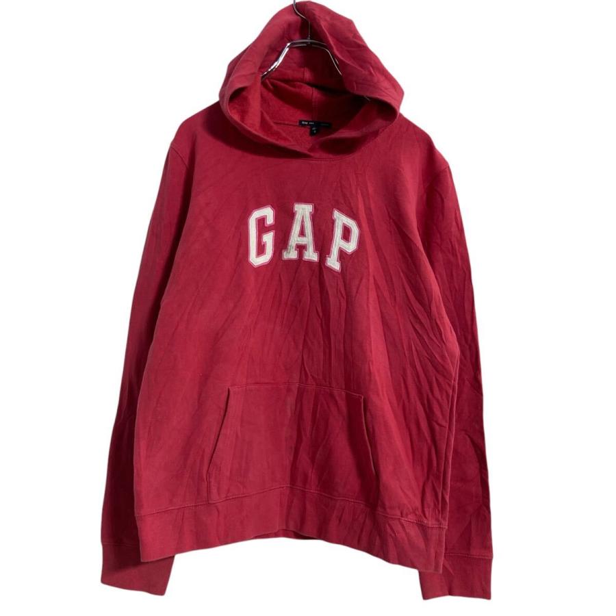 GAP ロゴスウェット パーカー レディース M ピンク ギャップ プル 