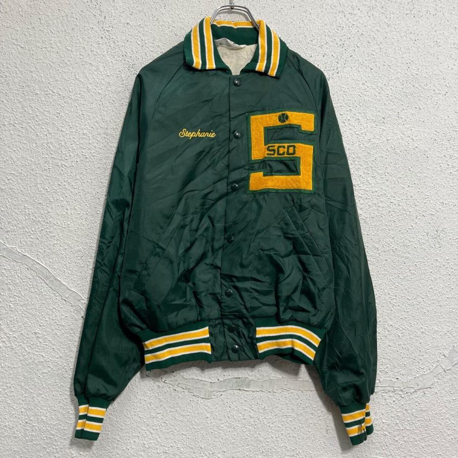Don Alleson Athletic スタジアムジャケット S グリーン スナップ
