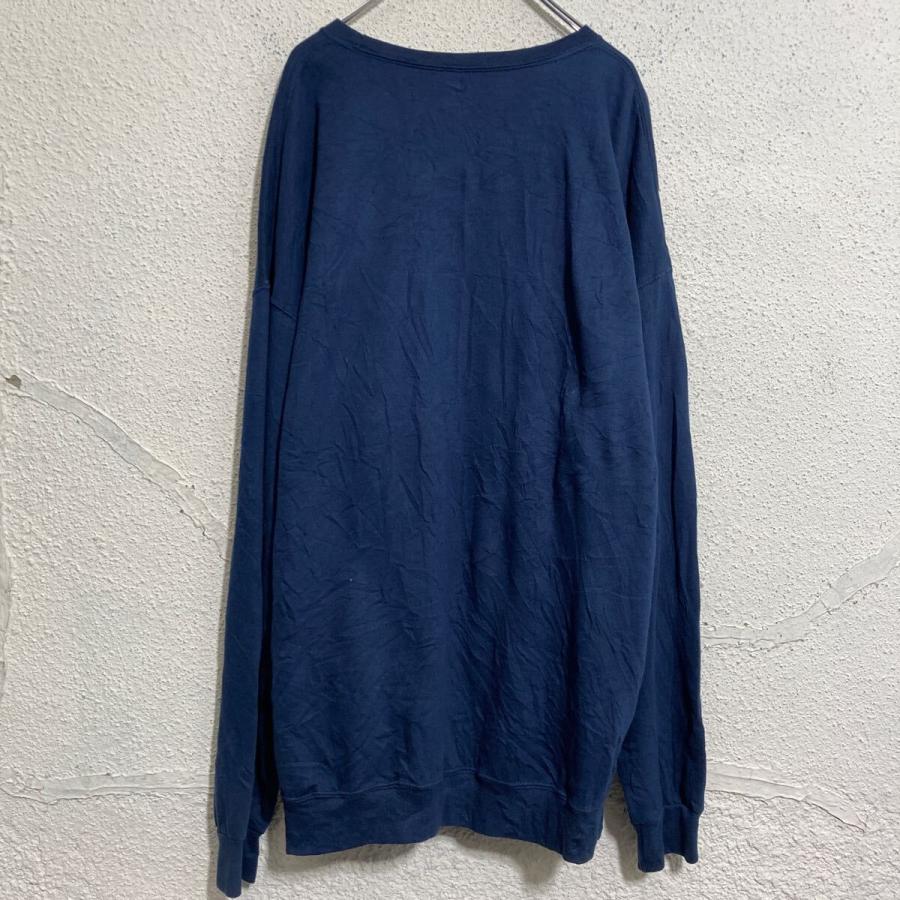 ATHLETIC WORKS 無地スウェット トレーナー 3XL ネイビー ビッグサイズ