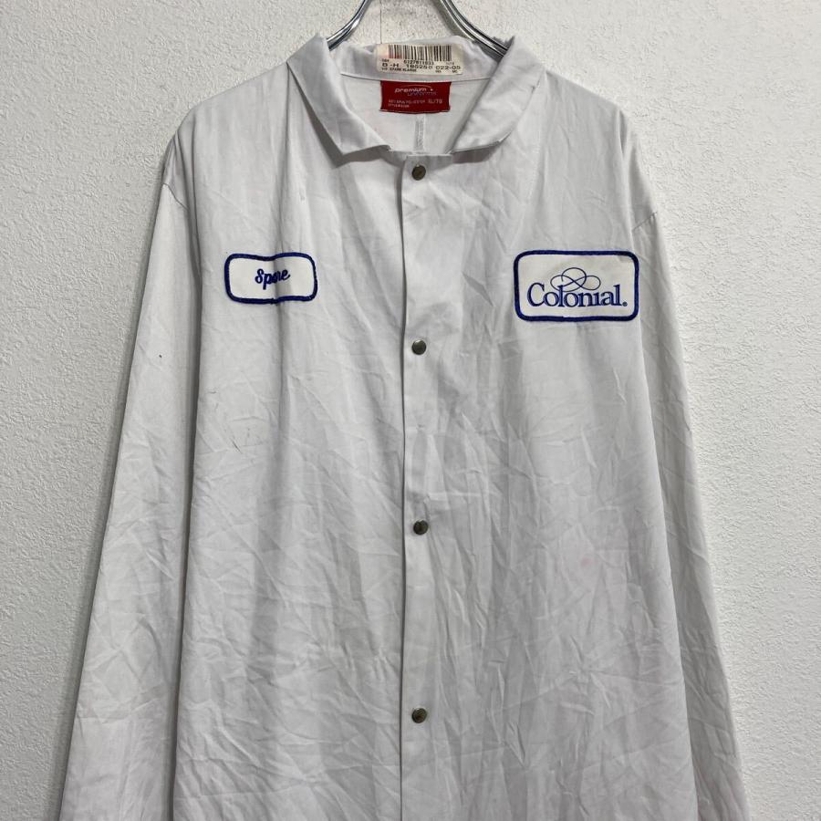 premium uniforms ショップコート XL ホワイト ビッグサイズ