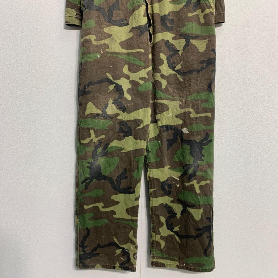 Dickies 長袖 つなぎ 48 グリーン ブラウン ディッキーズ タロンジップ