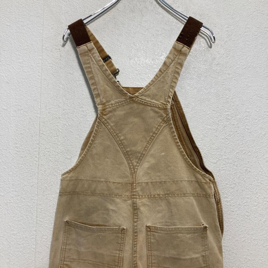 Carhartt ダブルニー　ブラウンオーバーオール　34×34 carhartt ダック ダブルニー オーバーオール W34 ブラウン カーハート
