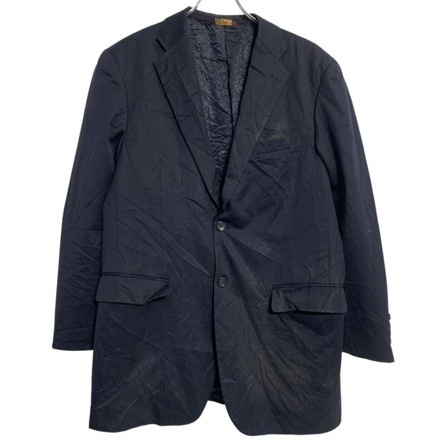 CIANNI CELLINI テーラードジャケット XL 程 ブラック ボタン ブレザー