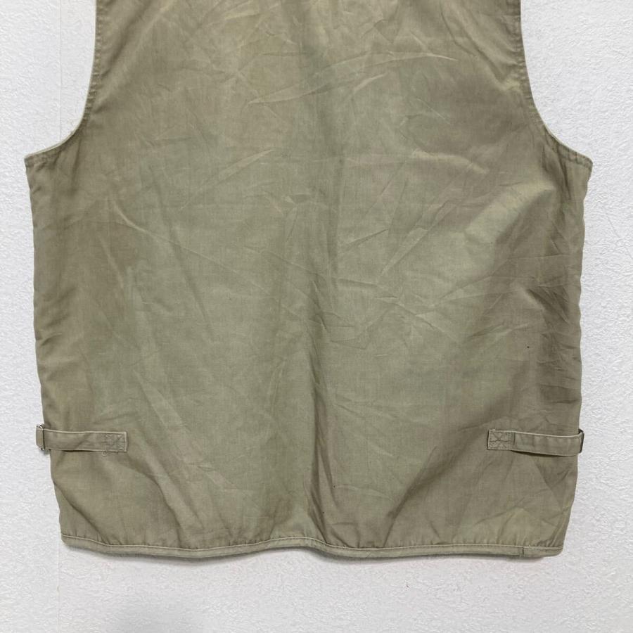 Peace フィッシングベスト 2XL カーキ ビッグサイズ アウトドア 古着卸