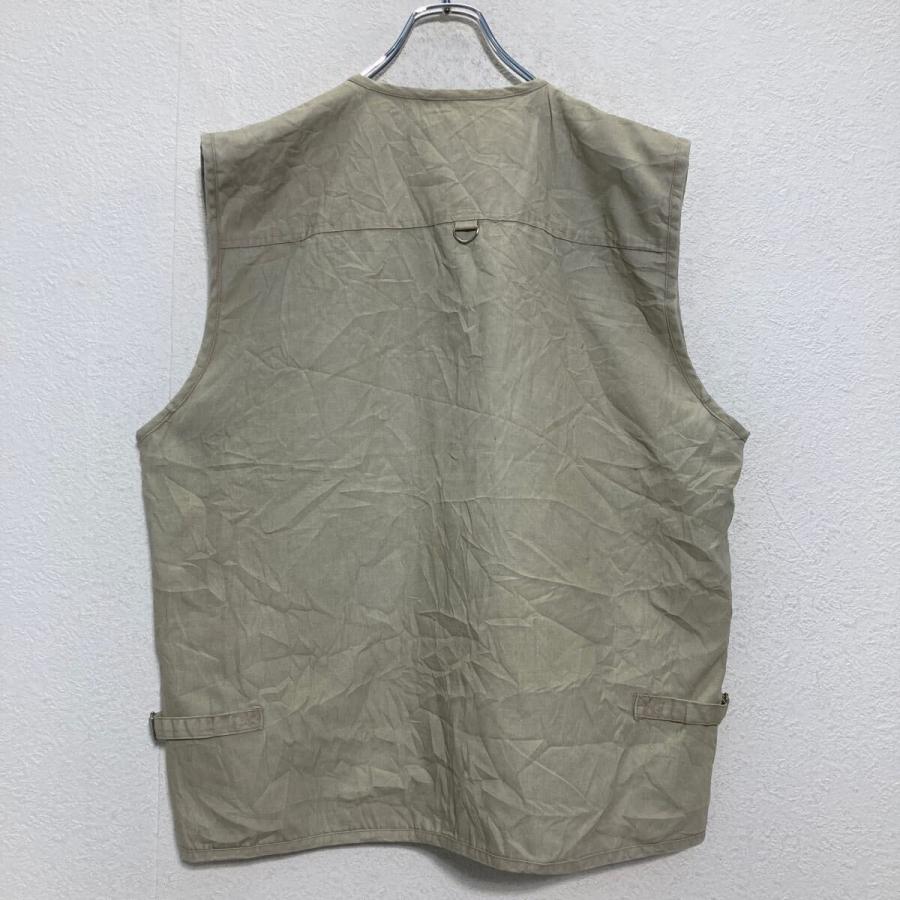 GAOJI FUSHI フィッシングベスト XL グレージュ ビッグサイズ 古着卸
