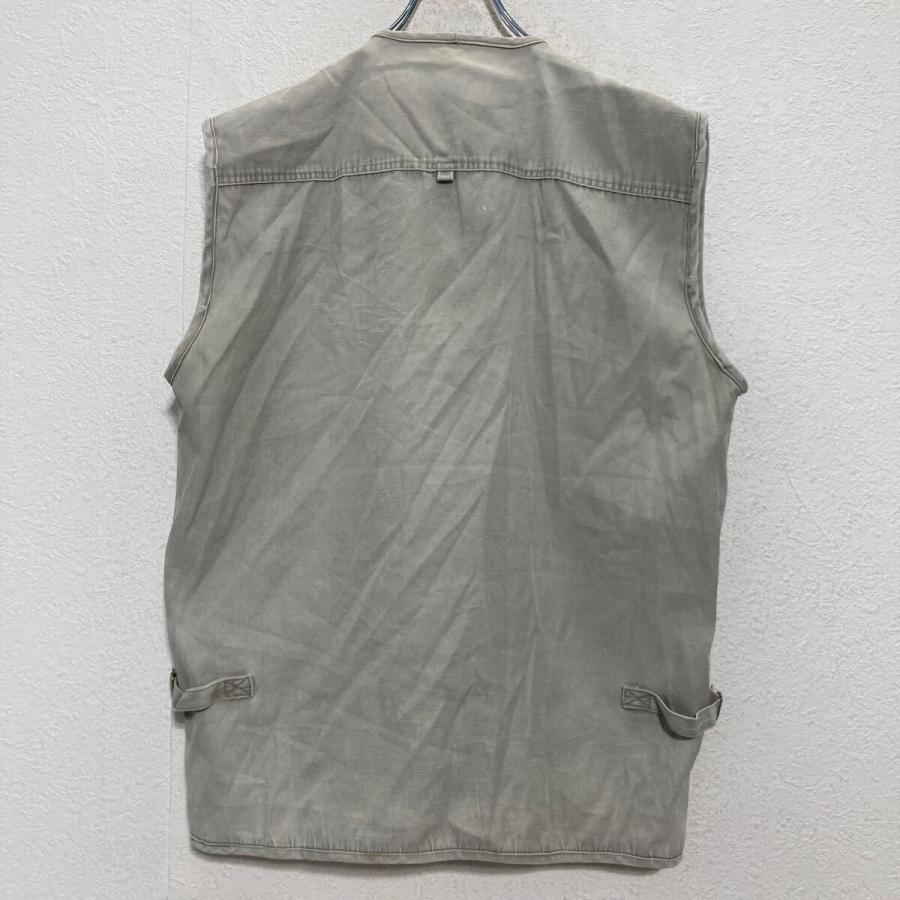 フィッシングベスト 2XL〜 ライトグレー ビッグサイズ マルチポケット
