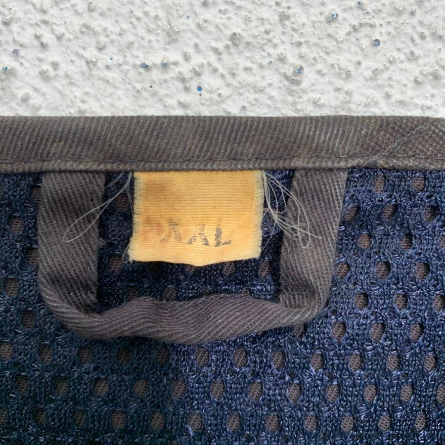 フィッシングベスト XXL チャコールグレー ジップアップ ビッグサイズ