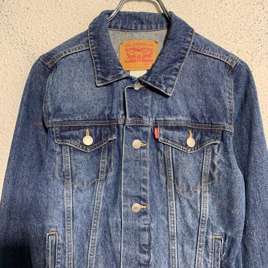 Levi's デニムジャケット M インディゴブルー リーバイス ボタン 胸