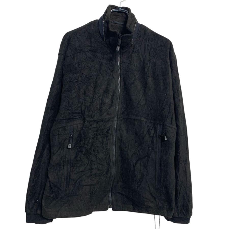 NORTH END アウタージャケット 古着 NORTH END フリースジャケット M ブラック ノースエンド ジップアップ