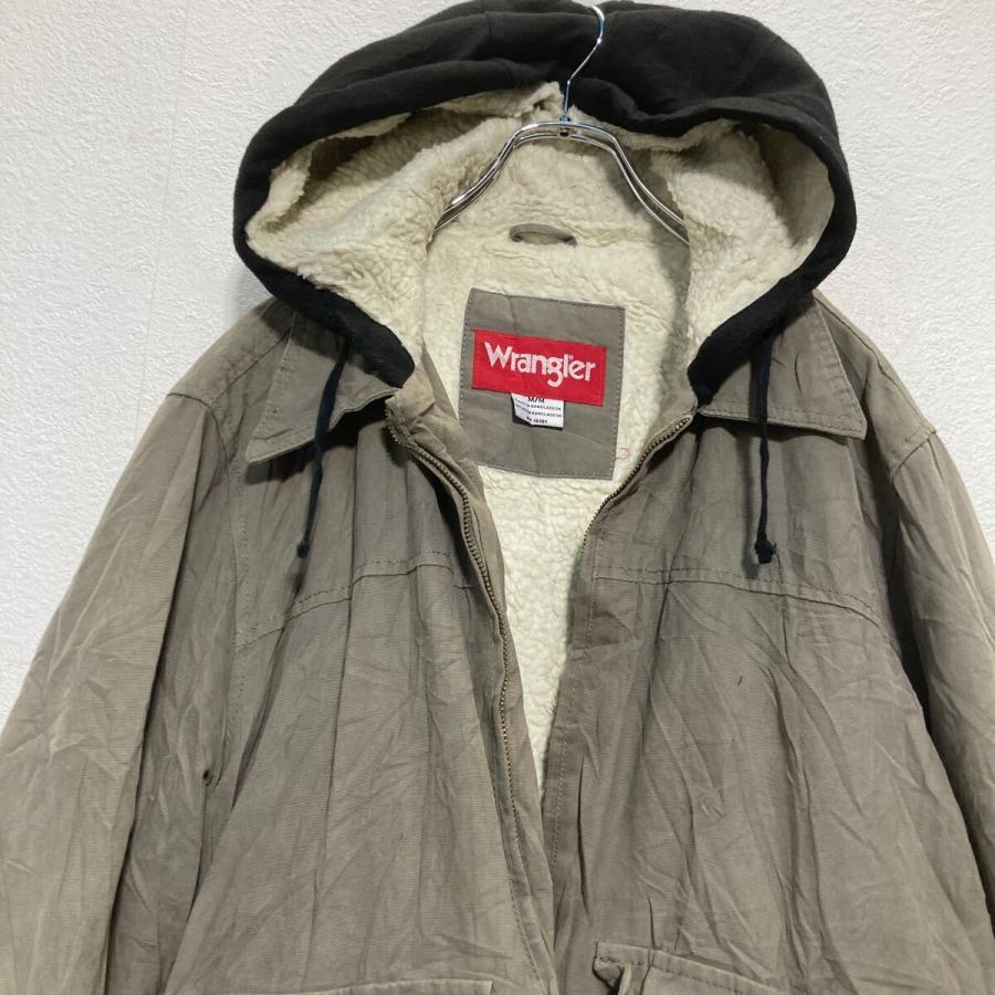 Wrangler 中綿 ダックジャケット M グレージュ ラングラー 裏ボア