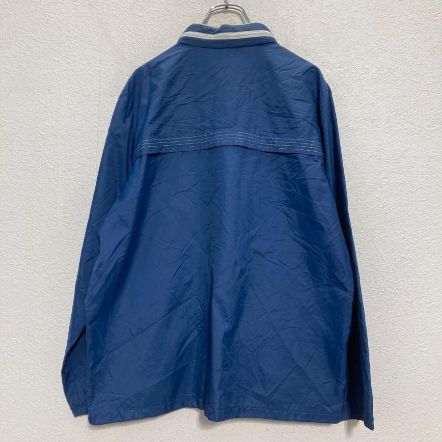 ジップアップ ナイロンジャケット XL ブルー 古着卸 アメリカ仕入 a702