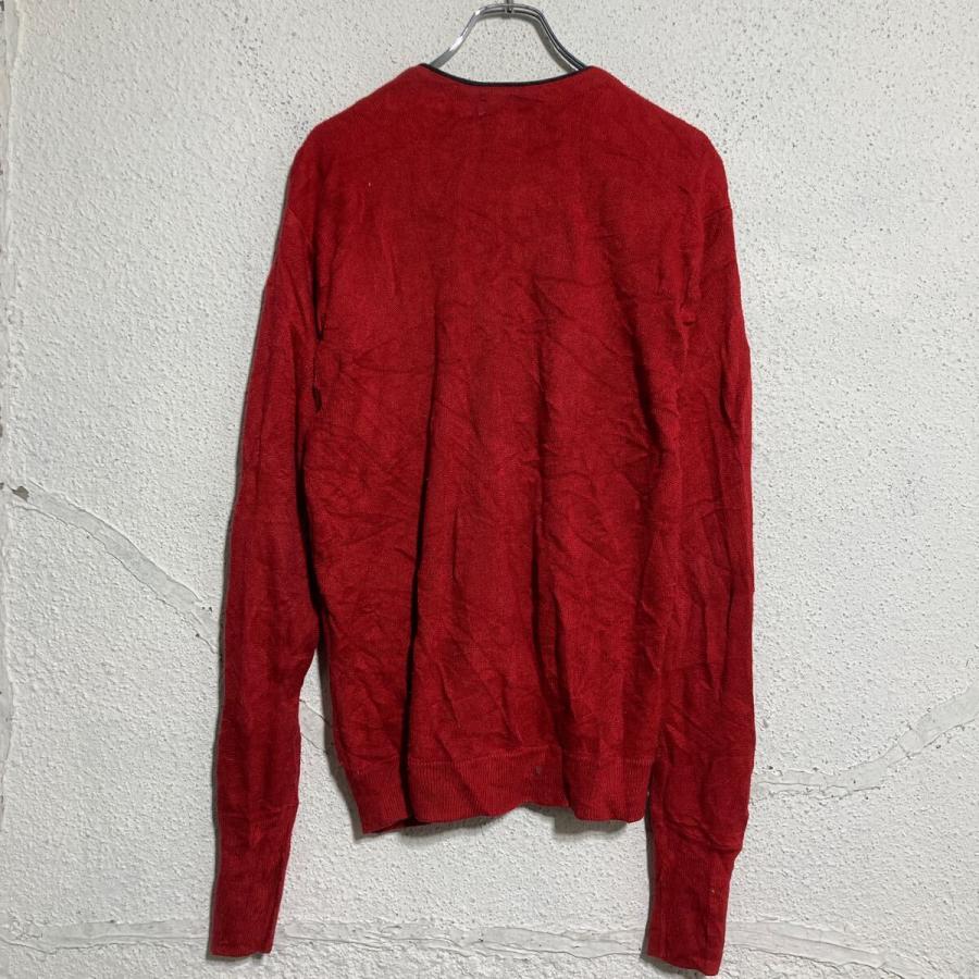 cypress links アクリルニット セーター カーディガン M レッド