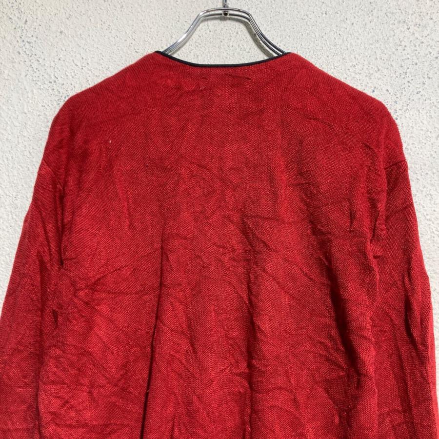 cypress links アクリルニット セーター カーディガン M レッド