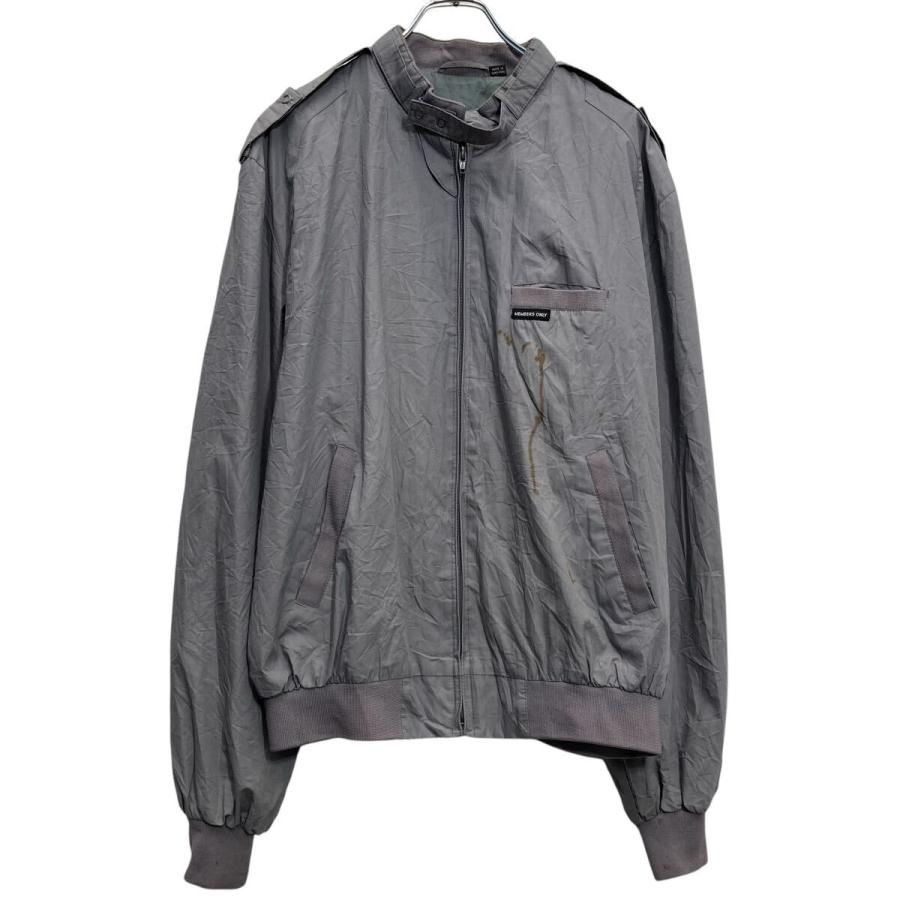 MEMBERS ONLY ジャケット メンバーズオンリー L グレー スイングトップ 