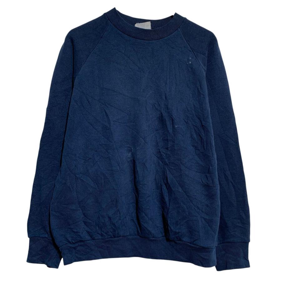 FRUIT OF THE LOOM 無地スウェット トレーナー L ネイビー フルーツ 