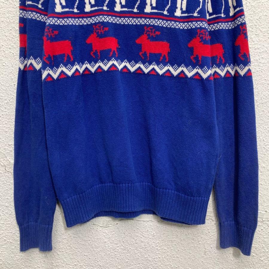 next/est. コットンニット セーター キッズ 160 ブルー ノルディック