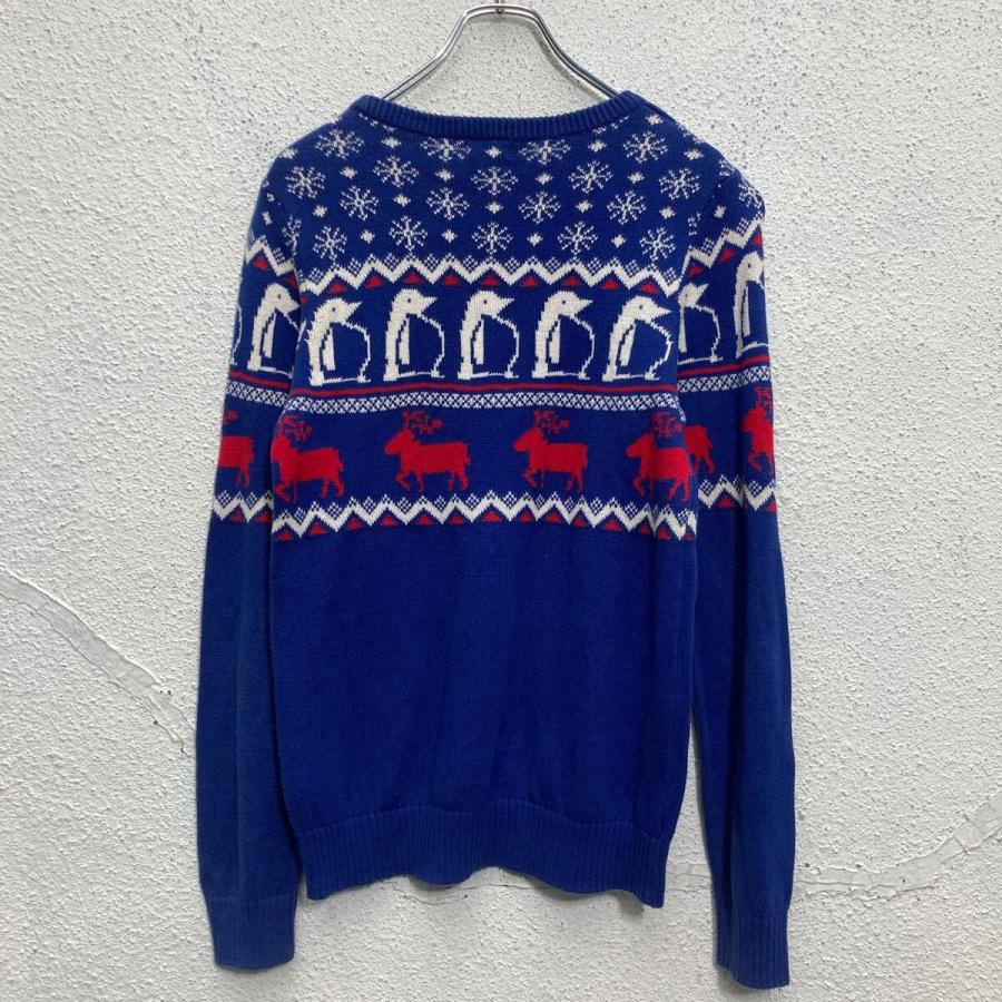 next/est. コットンニット セーター キッズ 160 ブルー ノルディック